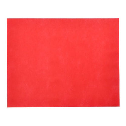 The Starpak 100 table sets, fabric-like fleece "soft selection" (30x40 cm), in plain red, offer an elegant choice for a stylish table decoration or as a chic placemat - perfectly showcased against a white background.