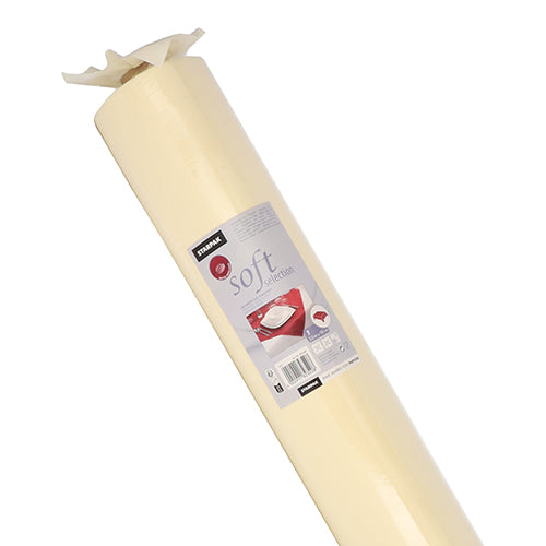 The Starpak tablecloth, Soft Selection, is a fabric-like fleece tablecloth by Starpak, depicted with a label featuring baked goods on a tray – ideal for stylish and practical baking.