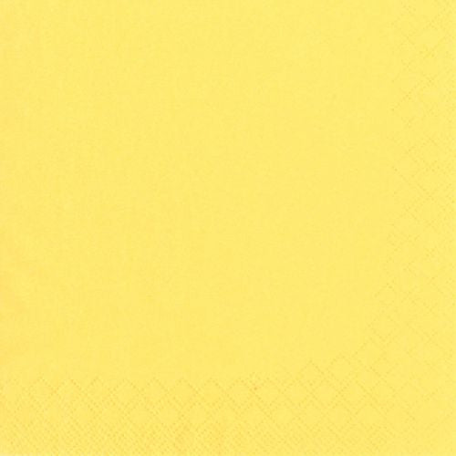 The PAPSTAR 250 napkins, 3-ply 1/4-fold from PAPSTAR GmbH are solid yellow napkins with a subtle diamond pattern - perfect for gastronomy.