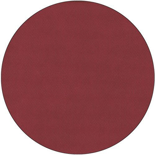 A solid maroon circle with a fabric-like fleece texture from the Starpak tablecloth “Soft Selection”, depicted on a plain white background.