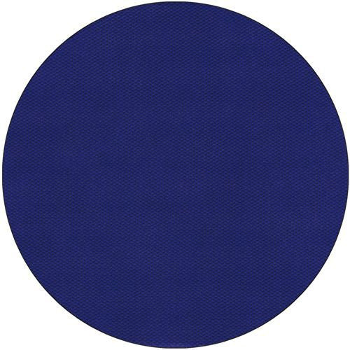 On a white background appears a continuous navy blue circle with a subtle, fabric-like fleece texture, reflecting the Soft Selection design of the Starpak tablecloth by Starpak.