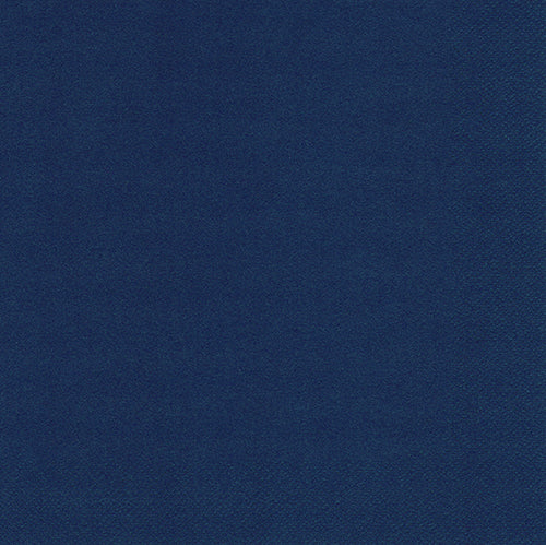 A close-up of a blue, textured fabric surface, evenly lit and without visible patterns or designs, similar to the 50 napkins, 2-ply 1/4-fold, 40 cm x 40 cm, from PAPSTAR GmbH.