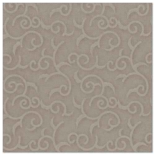 PAPSTAR 50 napkins "ROYAL Collection" from PAPSTAR GmbH, 1/4-fold, 40 x 40 cm in gray - elegant, subtly patterned napkins with a light texture for a stylishly set table.