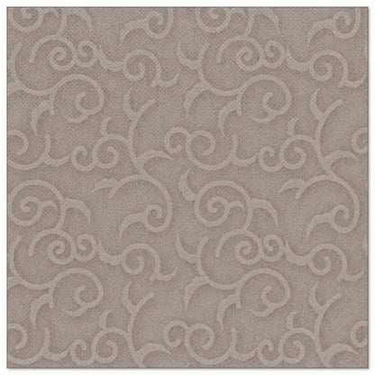 PAPSTAR 50 napkins "ROYAL Collection" from PAPSTAR GmbH, 1/4-fold, 40 x 40 cm in gray - elegant, subtly patterned napkins with a light texture for a stylishly set table.
