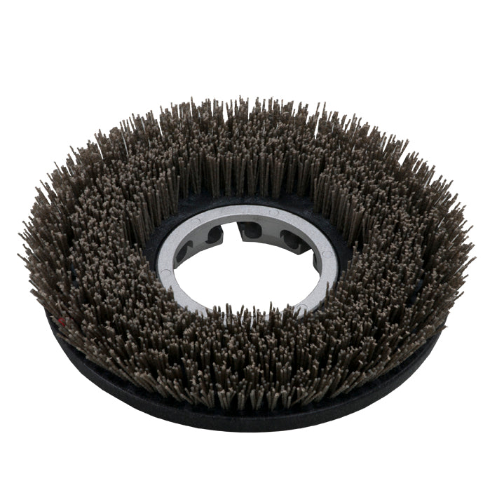 The abrasive scrubbing brush (35 cm) from Diversey Deutschland GmbH & Co. OHG is a dense, stiff-bristled round brush for the swingo 2500, designed for hard floor cleaning with power tools or cleaning machines. Package: 1 piece.