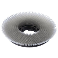 The scrubbing brush exposed aggregate concrete (50 cm) from Diversey Deutschland GmbH & Co. OHG features dense white, chamfered bristles and a black plastic hub body with plug slots, suitable for swingo 1255 machines. Package: 1 piece.