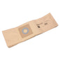 Double filter paper bags from Diversey Deutschland GmbH & Co. OHG for TASKI Tapiset 70: 10 brown paper bags with cardboard cap, round opening, print & barcode - reliable filter performance in a practical box (10 packs).