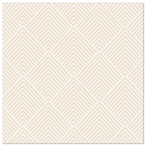 The PAPSTAR 50 napkins "ROYAL Collection" from PAPSTAR GmbH are 40x40 cm, 1/4 folded, in elegant champagne tones and combine modern design with a textured look.