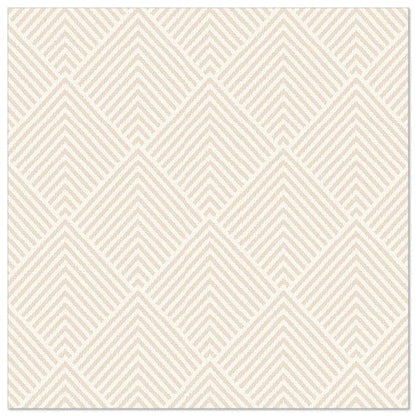 The PAPSTAR 50 napkins "ROYAL Collection" from PAPSTAR GmbH are 40x40 cm, 1/4 folded, in elegant champagne tones and combine modern design with a textured look.