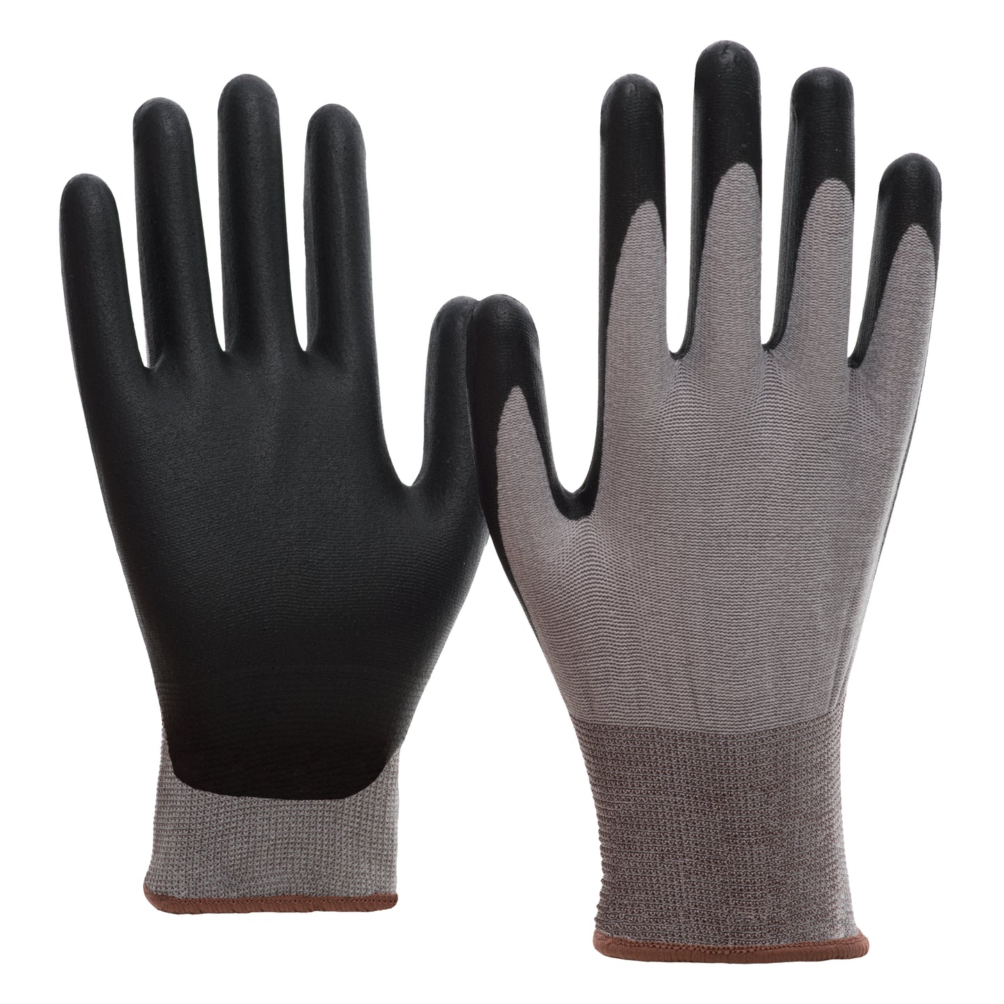 NITRAS SKIN CLEAN, assembly gloves, gray / black