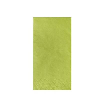 The PAPSTAR 250 napkins, 3-ply, 1/8-fold from PAPSTAR GmbH offers rectangular, lime-green napkins (33 x 33 cm) with a subtly embossed edge—perfect as versatile restaurant napkins for any occasion.
