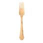 A PAPSTAR GmbH "pure" wooden fork (19.5 cm) with three prongs is depicted on a white background, illustrating the vintage design and eco-friendly style of PAPSTAR wooden forks (50 pieces).