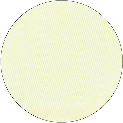A simple, cream-colored round disc with a thin black contour, similar to the Starpak tablecloth 'soft selection' made of fabric-like fleece in cream (40 m x 1.18 m), presented against a white background.