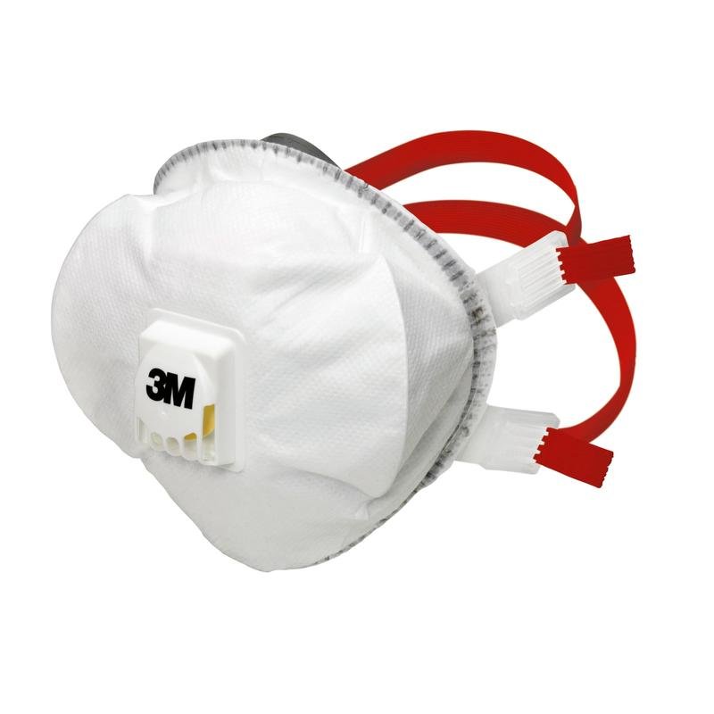 3M™ particle mask FFP3, with valve, 8835+ | Pack (5 pieces)