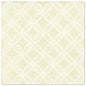 A square beige tile, inspired by PAPSTAR 50 napkins "ROYAL Collection" 1/4 fold 40 x 40 cm champagne from PAPSTAR GmbH, with white interlocking circle and oval patterns on a subtly textured background for a refined look.