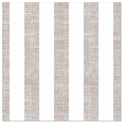 A square pattern with alternating vertical, textured light grey and solid white stripes, inspired by the 50 napkins "ROYAL Collection" 1/4-fold 40 x 40 cm grey by PAPSTAR GmbH.