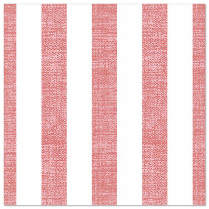The design with vertical burgundy stripes in a textured used look and solid-colored white stripes fits perfectly with PAPSTAR 50 Napkins "ROYAL Collection" 1/4-fold 40 x 40 cm by PAPSTAR GmbH.