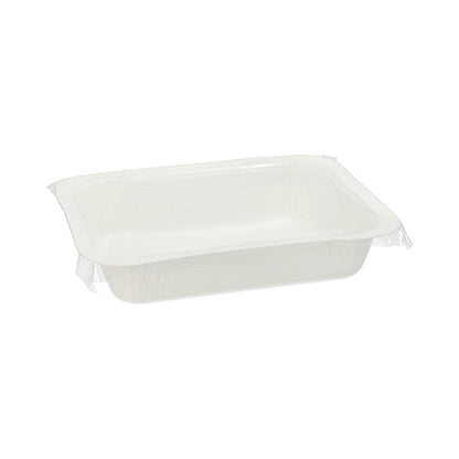 A white, rectangular Starpak 260 sealing tray food container (530 ml, 3.7 x 13.7 x 18.1 cm, disposable cardboard) against a plain white background. Pack of 260 pieces.