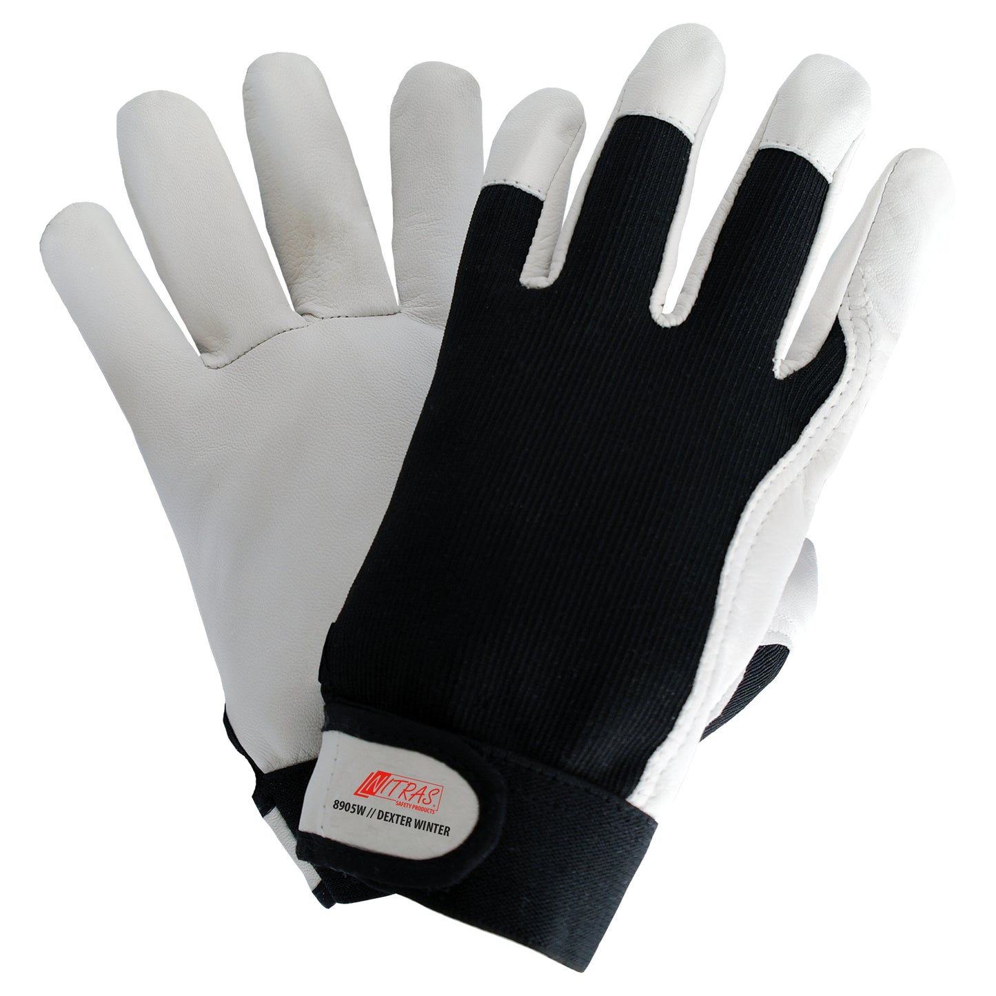 NITRAS DEXTER WINTER, mechanic gloves, gray / black