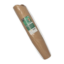 A roll of 50 PAPSTAR Wrap Cups, brown cardboard from the PAPSTAR GmbH, ideal for eco-friendly wrap cups at parties and events, partially wrapped in clear plastic with a green-and-white information label on the front.