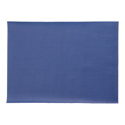 A rectangular blue table mat from PAPSTAR GmbH from the "soft selection plus" series, made of fabric-like fleece (30 x 40 cm), with a subtle woven structure, depicted on a white background.