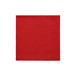 The burgundy, square paper napkin from the DAILY collection of PAPSTAR GmbH (24x24 cm, 1/4 fold, pack of 20) stands centered on white and lends simple elegance to any set table.