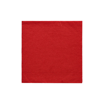 A single PAPSTAR GmbH napkin 1/4 fold, 24x24 cm burgundy from the "DAILY Collection" (20 pieces), is presented against a white background. The square napkin has a subtle, textured pattern.