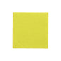 A single PAPSTAR napkin 1/4-fold, 24x24 cm in lime green from the "DAILY Collection" (20 pieces), by PAPSTAR GmbH, lies flat on a white surface - unused, with visible texture - ideal for a stylish table decoration.