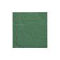 A simple, square PAPSTAR napkin 1/4-fold (24x24 cm) in dark green from the "DAILY Collection" (20 pieces) of PAPSTAR GmbH lies centrally on a white background.