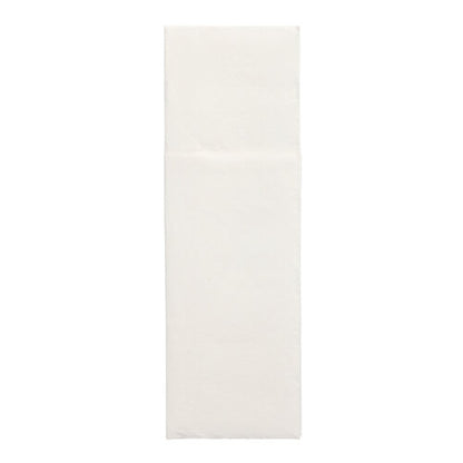 On a plain white background is a single, unfolded napkin "DAILY Collection" 48 x 30 cm with cutlery fold by PAPSTAR GmbH from the 50-pack.