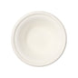 The PAPSTAR 50 bowls made from white sugarcane "pure" by PAPSTAR GmbH are eco-friendly disposable bowls for sustainable enjoyment and are seen from above on a white background.