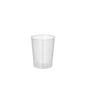The Starpak 20 reusable glass set made of unbreakable PP (4 cl, Ø 4.3 cm, height 5.2 cm) features an empty, clear shot glass on a white background – ideal for reusable use.