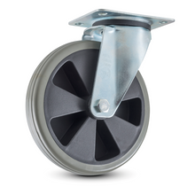 Numatic PU swivel castors, 200 mm, gray | Pack (1 piece)