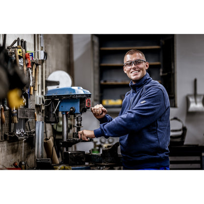 NITRAS VISION PROTECT PREMIUM, temple glasses, transparent / gray, ISO 16321-1 plastic | Pack (12 pieces)