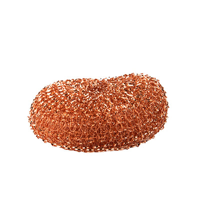 The Starpak 10 copper pot cleaner, round (Ø 9 cm, 3 cm high), impresses with its durable, tightly woven design and efficiently cleans pots and pans. Contains 10 pieces in foil.