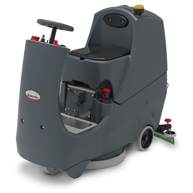 Numatic ride-on scrubber dryer CRL8055/100T including integrated charger and TenTec | Pack (1 piece)