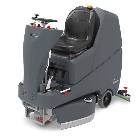 Numatic ride-on scrubber dryer TRL720T incl. integrated charger and TenTec brushes | Pack (1 piece)