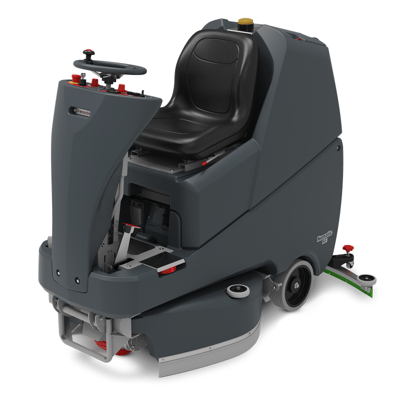 Numatic ride-on scrubber dryer TVL850T incl. integrated charger and TenTec brushes | Pack (1 piece)