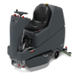 Numatic ride-on scrubber dryer TVL850T incl. integrated charger and TenTec brushes | Pack (1 piece)