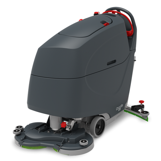 Numatic battery scrubber dryer TBL8572 incl. integrated charger + 2 TenTec brushes red 606303 (UN3481) WITHOUT A | Pack (1 piece)