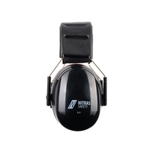 NITRAS MUTE DEFENDER PRO, earmuffs, black / red, EN 352-1 plastic | Pack (1 piece)