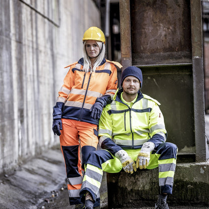 NITRAS MOTION TEX VIZ, high-visibility softshell jacket