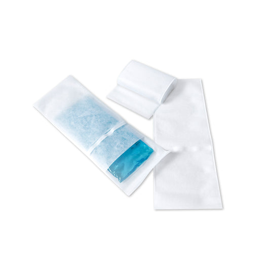 Fleece cover for cold/warm compresses