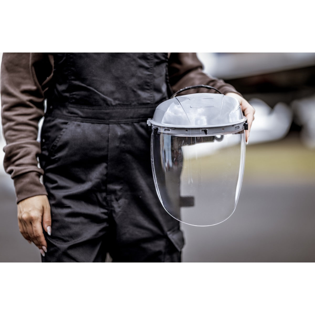 NITRAS replacement visor, transparent | Pack (1 piece)