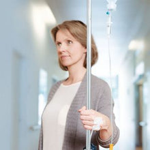 Leukomed I.V. film, sterile cannula fixation – in use