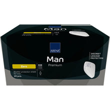 ABENA Man Zero, Premium | Package (24 pieces) from Abena Re-Seller GmbH offers discreet protection with "Zero" absorbency. The elegant black packaging contains 24 pieces for reliable, unobtrusive protection against light bladder weakness.
