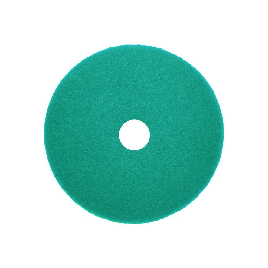 The Arcora Sunshine Multi No2 / Blue from Arcora International GmbH is a blue, circular scrubbing pad with a center hole, perfect for thorough cleaning when used with cleaning cloths.