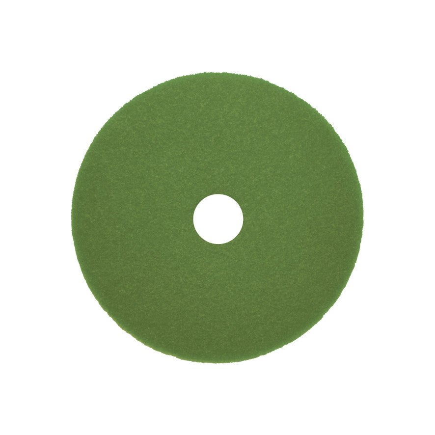 An Arcora Sunshine Final No4 green circular block with a central hole (cardboard, 10 pieces) is depicted against a white background.