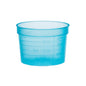 Ein kleiner, transparent-blauer AMPri PP Medizinbecher der AMPri Handelsgesellschaft mbH mit Messmarkierungen von 10 ml bis 30 ml. Dieser zylindrische Becher aus Polypropylen ist für die genaue Messung von Flüssigkeitsmengen konzipiert.