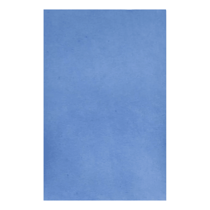 A uniform light blue background with a slightly textured appearance, reminiscent of the AMPri Dental Crepe Tray Liner Filter Paper from AMPri Handelsgesellschaft mbH for hygienic dental care.